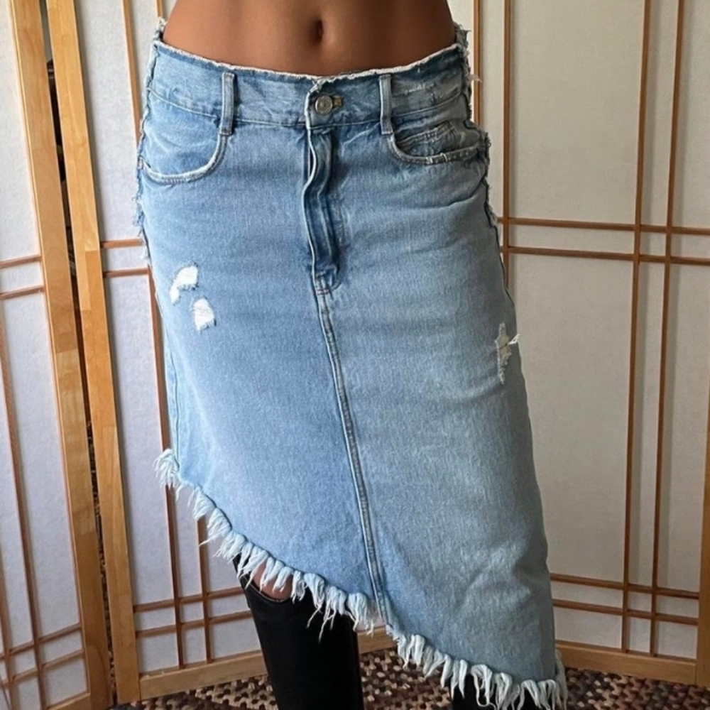 RACHEL Rachel Roy Denim Skirt Size 8